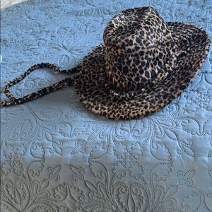 Leopard print hat
